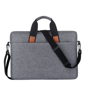 Sac pour ordinateur portable en tissu Oxford imperméable, personnalisable avec logo, ultra-fin, pour bureau, unisexe, portable, durable, sacoche, porte-documents - Product Image 3