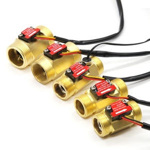 YF-B1~B10 YF-DN32-T <strong>Flowmeter</strong> <strong>Turbine</strong> Water Flow Sensor Hall Copper <strong>Flowmeter</strong> - Product Image 1