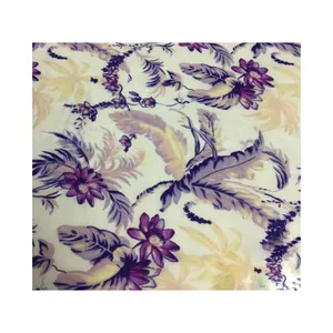 The Fine Quality Custom Silk Cotton Fabric Printed Soft Hand Feel 70 Cotton 30 Silk Fabric