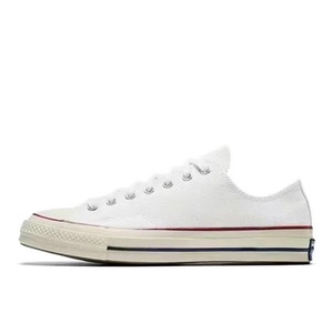 Zapatillas bajas de lona con punta redonda y cordones, estilo casual deportivo de los años 70, sin cordones, tallas grandes disponibles. - Product Image 2