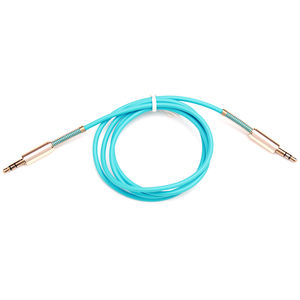 Cable Auxiliar Flexible con Conector de Metal Dorado de 3.5mm, Hecho en China, Cable de Audio Macho de 3.5mm para Altavoz Móvil, <span class=keywords><strong>TV</strong></span>, Computadora, Automóvil - Product Image 4