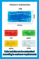 Sac de glace en gel PVC HANERSHI OEM, réutilisable, chaud et froid, pour thérapie par compression, soulagement de la douleur et du stress, 19x10cm, modèle HES-200