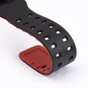 Bracelet de montre en silicone souple bicolore en résine, vente en gros d'usine, 16 mm, compatible GA100 GA110 GA120 GA300 GA400 GA700 - Product Image 4