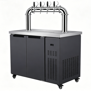 Distributeur de <span class=keywords><strong>bière</strong></span> <span class=keywords><strong>à</strong></span> 4 robinets en acier inoxydable commercial, <span class=keywords><strong>machine</strong></span> <span class=keywords><strong>à</strong></span> refroidir les fûts de <span class=keywords><strong>bière</strong></span> pour les fêtes - Product Image 4