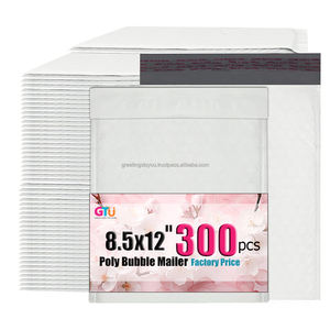 Enveloppes d'expédition rembourrées légères et économiques en polyéthylène biodégradable écologiques 8,5 x 12 pouces - Product Image 1