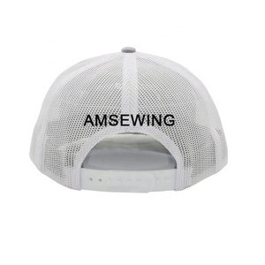 Gorra Trucker Personalizada de Alta Calidad en Gris Jaspeado, 6 Paneles, Bordado 3D, Malla, Cierre a Presión - Product Image 3