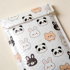 ถุงเมลเลอร์กันกระแทกแบบโพลีเมอร์รักษ์โลก พร้อมพิมพ์ลายแบบรีดร้อน/ซิลค์สกรีน โลโก้สั่งทำ สีฟ้า ขนาด 6x10 รุ่น 28*42 - Product Image 1