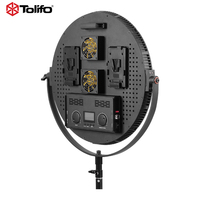 Tolifo R-S120B haute puissance 120w 1280 Led Bi couleur photographie vidéo doux rond panneau remplissage Photo lumière avec 2.4G télécommande DMX512