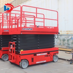 Plataforma de Trabajo <span class=keywords><strong>A</strong></span>érea, Plataforma Elevadora Eléctrica, Elevador de Tijera para Terrenos Accidentados, Elevador de Tijera Eléctrico Compacto - Product Image 3