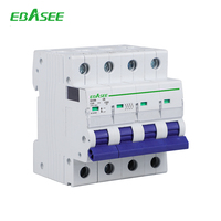 Disjoncteur électrique 10kA sur rail DIN, disjoncteur miniature bipolaire (2P) 16A 20A 63A