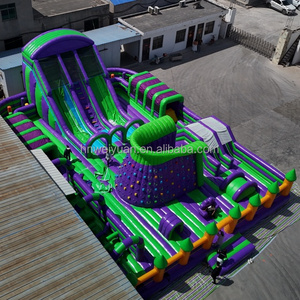 <span class=keywords><strong>Toboggan</strong></span> gonflable géant commercial <span class=keywords><strong>avec</strong></span> jeux d'eau pour parcs d'attractions, promotion estivale et événements - Product Image 3