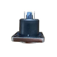 Connecteurs Speakon 4pin/8Pin femelle prise d'alimentation 4 trous carrés pour haut-parleur de scène audio haut-parleur amplificateur plaque jonction