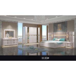 Juego de dormitorio extravagante Juego de dormitorio elegante de nuevo diseño Juego de dormitorio de tablero para el hogar o el hotel - Product Image 6