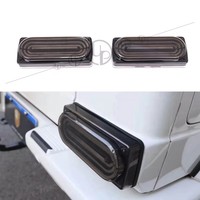 Feux arrière annulaires de style nouveau pour Classe G W463 (2008-2018) – Feux de circulation circulaires noirs et rouges à LED – Accessoires automobiles