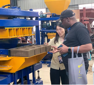 Hoàn toàn tự động đất sét lồng vào nhau gạch làm cho dây chuyền sản xuất máy WT 4-10 nén Trái Đất gạch Máy làm - Product Image 1