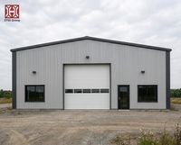 Bâtiment d'entrepôt en structure métallique légère préfabriquée ZTSS au design moderne, services de formation sur site et services de soudage inclus