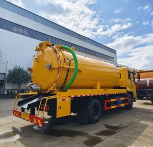 Camión de vacío para aguas residuales Dongfeng National III, diésel, 7 toneladas, 4x2 ejes, tanque séptico de 7 metros cúbicos, bomba de lodos para limpieza de alcantarillado - Product Image 2