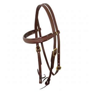 Bridon de cheval de qualité supérieure en cuir véritable, bridon d'équitation pour courses de chevaux, bridon d'équitation réglable pour courses de chevaux - Product Image 1