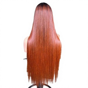 Pelucas marrones rectas de hueso de calidad superior para mujeres negras, cabello humano vietnamita largo, textura suave natural, cabello crudo vietnamita - Product Image 1