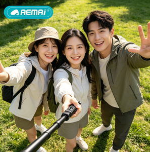 ไม้เซลฟี่ AEMAI <span class=keywords><strong>ZPG</strong></span> 16 สำหรับไลฟ์สด แบบพกพา พร้อมขาตั้งกล้องในตัว ยืดหดได้ ใช้ถ่ายภาพและวิดีโอได้ รองรับการใช้งานได้หลากหลาย - Product Image 6