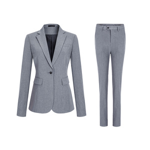 Unisex Business Suit Long Sleeve Polyester Fall 2024 Workwear Comfortable Professional Commuter Style - Product Image 5