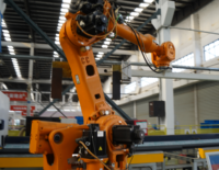 Machine d'emballage robotisée électrique robuste OEM/ODM pour l'emballage de films, plastiques et bois dans le traitement des sacs de matériaux de construction