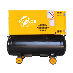 เครื่องอัดอากาศแบบสกรูโรตารี่ Karlos Small Quiet Single Phase 4 กิโลวัตต์ 5.5 360 ลิตร/นาที PM VSD พร้อมลม - Product Image 2