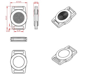 สายรัดข้อมือสำหรับการจัดการผู้ป่วยป้ายสัญญาณบลูทูธแบบสวมใส่ได้ - Product Image 5