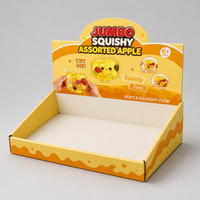 Boîte de présentation de comptoir PDQ personnalisée pour jouets Apple Squishy, emballage de caisse de vente au détail, jouet anti-stress Fidget, vente en gros