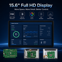 Pantalla LCD Industrial Personalizada de 15.6 Pulgadas RK3568 con Resolución de 1980x1080, Procesador de Cuatro Núcleos A55 a 2.0GHz, 2GB de RAM DDR3 y Soporte RS485