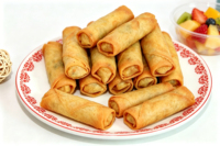 Rollitos de Primavera con Vegetales Congelados IQF de 20G, Bocadillo Chino Saludable, Producto Más Vendido para Venta al Por Mayor