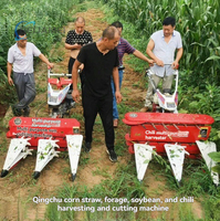 Moissonneuse manuelle multi-cultures pour blé, riz, poivre, maïs, ensileuse de paille, coupe-pâturage pour soja