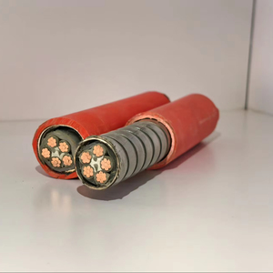 Câble ignifuge <span class=keywords><strong>gainé</strong></span> en acier inoxydable BTGY 4 ou 5 conducteurs 0,6/kV pour ascenseurs et métros, haute température 1000 degrés - Product Image 1