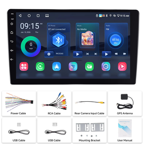 Autoradio Android Podofo 9 pouces, autoradio 2 Din, autoradio Android avec CarPlay sans fil, Android Auto, WiFi/GPS/EQ BT, vente en gros OEM - Product Image 6