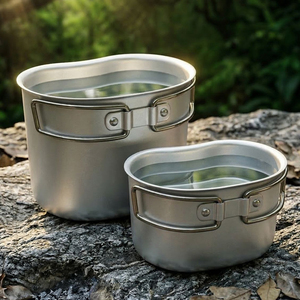 Conteneurs d'eau portables empilables pour toutes les saisons DF52, gobelets empilables en aluminium 1,5 L, seaux de camping - Product Image 6