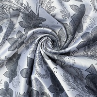 Luxuriöser Jacquard-Satinstoff Antistatisch Umweltfreundlich 100% Polyester Mittelschwer für Heimtextilien Vorhänge Mädchen-Dekoration