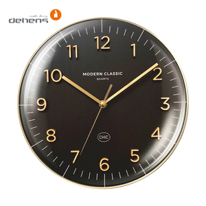 2025 New12 Inch Vòm Kính Sang Trọng 3D Số Bằng Gỗ Đồng Hồ Treo Tường Cho Phòng Khách Im Lặng Hiện Đại Màu Đen Đơn Giản Tùy Chỉnh Đồng Hồ - Product Image 1