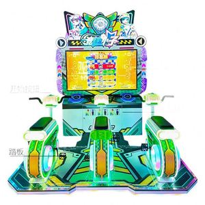 Nueva Máquina de Juego de Carreras para Tres Personas, Tipo Monopatín, con Interacción Padre-Hijo, Operada con Monedas - Product Image 5