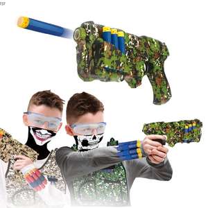 Enfants jeu de rôle soldat balle en mousse souple <span class=keywords><strong>bataille</strong></span> tir cible collante jeu militaire ensemble pistolets et armes armée jouets - Product Image 3