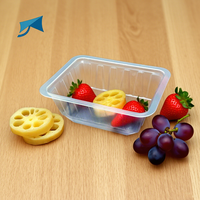 Barquettes en plastique transparent PP+PE de qualité alimentaire, boîtes d'emballage haute transparence pour cornichons, olives, emballage pour supermarchés