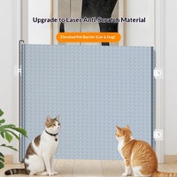 Clôture en filet pour animaux de compagnie en PVC durable, imperméable, rétractable, anti-rayures, moderne, pour chats et chiens, utilisation en intérieur