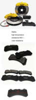 KLAKLE Plaquettes de calibre en céramique pour kit de freinage GT6 pour BYD Tang Han Li L7 L8 Lynk Co 09 Zeekr 001
