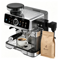 Machine à café expresso professionnelle ANBOLIFE OEM&ODM Beam to Cup, contrôle numérique, brassage silencieux, café à domicile avec manomètre
