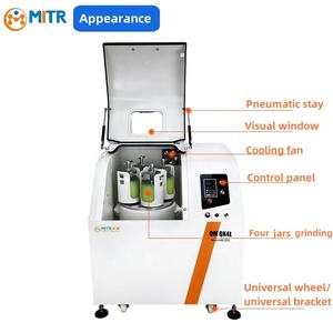 MITR professionelle Mini-Kugelmühle Hersteller 0,4 L omni-direktional Lab Planetär Kugelmühle mit längerer Lebensdauer - Product Image 6