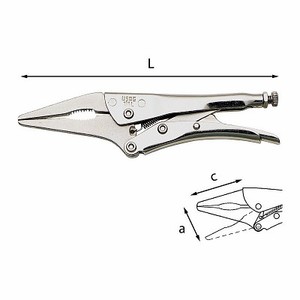 Alicates y cortadores de alambre, alicates ajustables autoblocantes, Usag 135 L - Product Image 1
