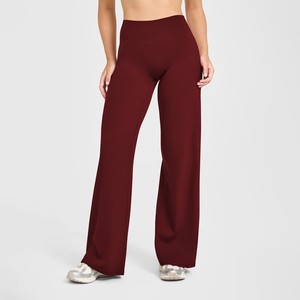 Leggings de Yoga de Cintura Alta y Pierna Ancha, Transpirables, de Secado Rápido y Elásticos, para Gimnasio y Uso Diario - Product Image 4
