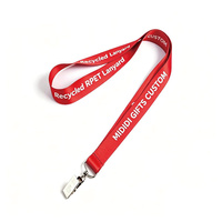 Lanières RPET personnalisées, lanières écologiques, porte-clés de hockey sur glace, porte-badge d'employé, sangle de cou, lanière recyclée