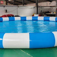 Toboggan aquatique gonflable, parc aquatique mobile, parcours d'obstacles, pays des merveilles glacées et des neiges, parc d'attractions extérieur, matériau PVC, logo personnalisé, 10