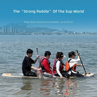 Planche à pagaie gonflable professionnelle pour la pêche à la ligne, planche à roulettes aquatique, planche de surf en haute mer pour la pagaie, vente en gros, OEM personnalisé