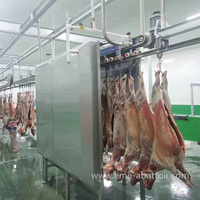 Équipement professionnel de manutention des moutons, matériel d'abattage pour petits abattoirs avec ligne de machines de boucherie pour moutons/chèvres